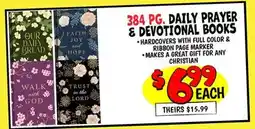 Ollie's DAILY PRAYER & DEVOTIONAL BOOKS offer