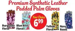 Ocean State Job Lot Premium Synthetic Leather Padded Palm Gloves offer