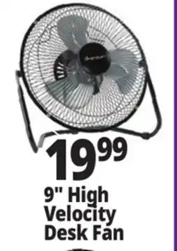 Ocean State Job Lot 9 High Velocity Desk Fan offer