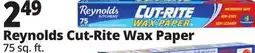 Ocean State Job Lot Cut-Rite Wax Paper offer