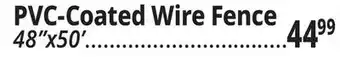 Ocean State Job Lot PVC-Coated Wire Fence offer