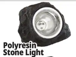 Ocean State Job Lot Outdoor Living Accents Resin Stone Solar Light offer