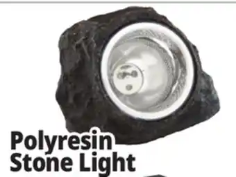 Ocean State Job Lot Outdoor Living Accents Resin Stone Solar Light offer