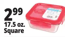 Ocean State Job Lot 17.5 oz. Square Glass Containers offer