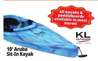 Ocean State Job Lot 10' Aruba Sit-In Kayak offer
