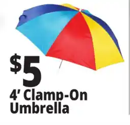 Ocean State Job Lot 4' Clamp-On Umbrella offer