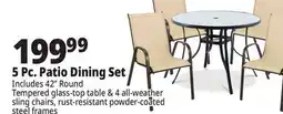 Ocean State Job Lot 5 PC. Patio Dining Set offer
