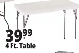 Ocean State Job Lot 4 Ft. Table offer
