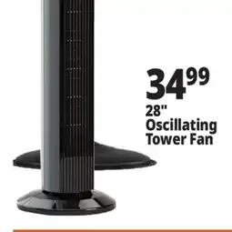 Ocean State Job Lot 28 Oscillating Tower Fan offer