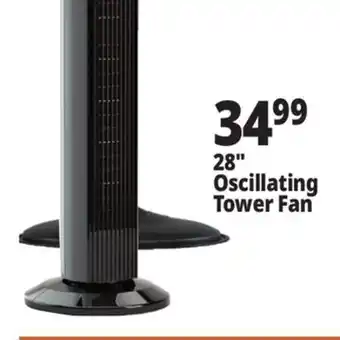 Ocean State Job Lot 28 Oscillating Tower Fan offer