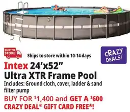 Ocean State Job Lot 24' x 52 Ultra XTR Frame Pool offer