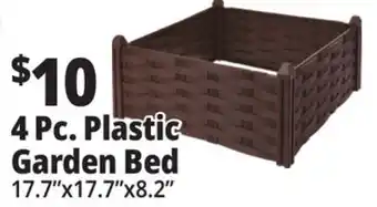 Ocean State Job Lot 4 Pc. Plastic Garden Bed offer