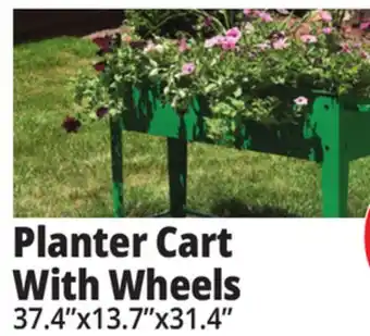 Ocean State Job Lot Planter Cart With Wheels offer