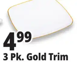 Ocean State Job Lot 3 Pk. Gold Trim offer