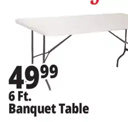 Ocean State Job Lot 6 Ft. Banquet Table offer