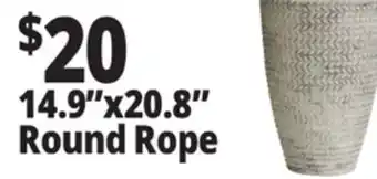 Ocean State Job Lot 14.9x20.8 Round Rope offer