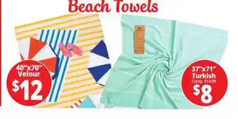 Ocean State Job Lot Beach Towels offer