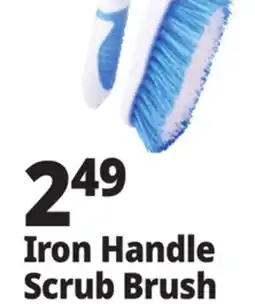 Ocean State Job Lot Iron Handle Scrub Brush offer