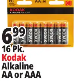 Ocean State Job Lot 16 Pk. Kodak Alkaline AA or AAA offer