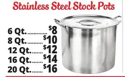 Ocean State Job Lot Stainless Steel Stock Pots offer