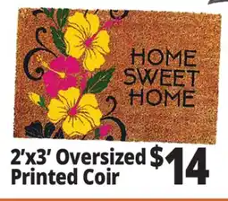 Ocean State Job Lot 2'x3' Oversized Printed Coir offer