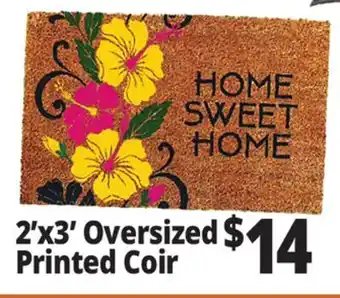 Ocean State Job Lot 2'x3' Oversized Printed Coir offer