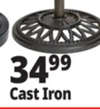 Ocean State Job Lot Patio umbrella & bases Cast Iron offer
