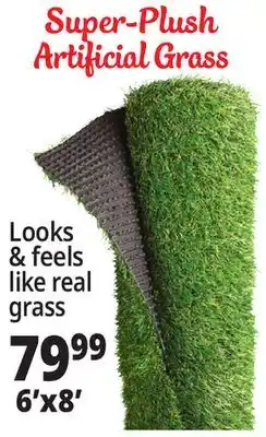 Ocean State Job Lot Super-plush artificial grass, 6' x 8' offer