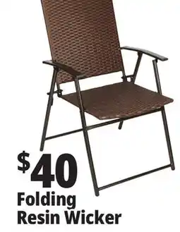 Ocean State Job Lot Folding Resin Wicker offer