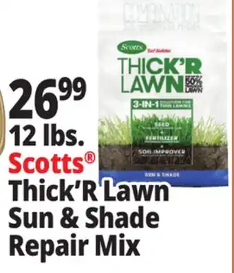 Ocean State Job Lot Thick'R Lawn Sun & Shade Repair Mix offer