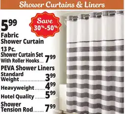 Ocean State Job Lot Shower Curtains & Liners offer