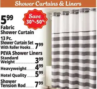 Ocean State Job Lot Shower Curtains & Liners offer
