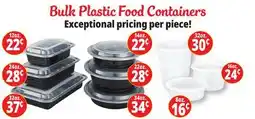 Ocean State Job Lot Bulk Plastic Food Containers offer