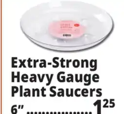 Ocean State Job Lot Extra-Strong Heavy Gauge Plant Saucers 6 offer