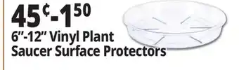 Ocean State Job Lot 6-12 Vinyl Plant Saucer Surface Protectors offer