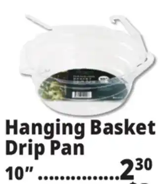 Ocean State Job Lot Hanging Basket Drip Pan 10 offer