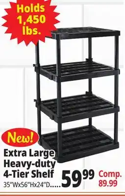Ocean State Job Lot Extra Large Heavy-duty 4-Tier Shelf offer