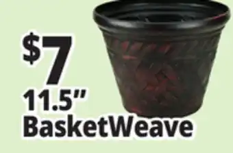 Ocean State Job Lot 11.5 BasketWeave Resin & Stone Planters offer