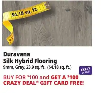 Ocean State Job Lot Duravana Silk Hybrid Flooring offer