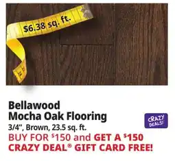 Ocean State Job Lot Bellawood Mocha Oak Flooring offer