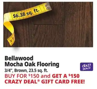 Ocean State Job Lot Bellawood Mocha Oak Flooring offer