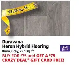 Ocean State Job Lot Duravana Heron Hybrid Flooring offer