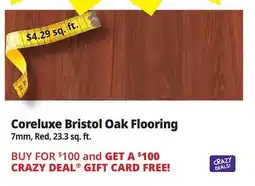 Ocean State Job Lot Coreluxe Bristol Oak Flooring offer