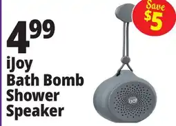 Ocean State Job Lot iJoy Bath Bomb Shower Speaker offer