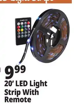 Ocean State Job Lot 20' LED Light Strip With Remote offer