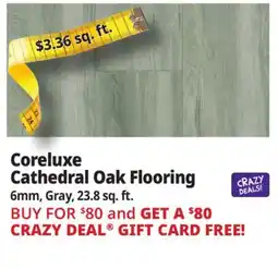 Ocean State Job Lot Coreluxe Cathedral Oak Flooring offer