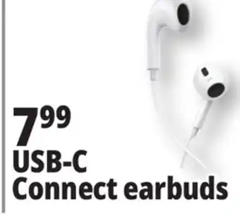 Ocean State Job Lot USB-C Connect earbuds offer