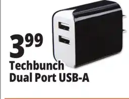 Ocean State Job Lot Techbunch Dual Port USB-A offer