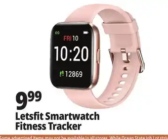 Ocean State Job Lot Letsfit Smartwatch Fitness Tracker offer