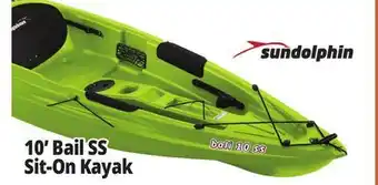 Ocean State Job Lot 10' Bail SS Sit-On Kayak offer